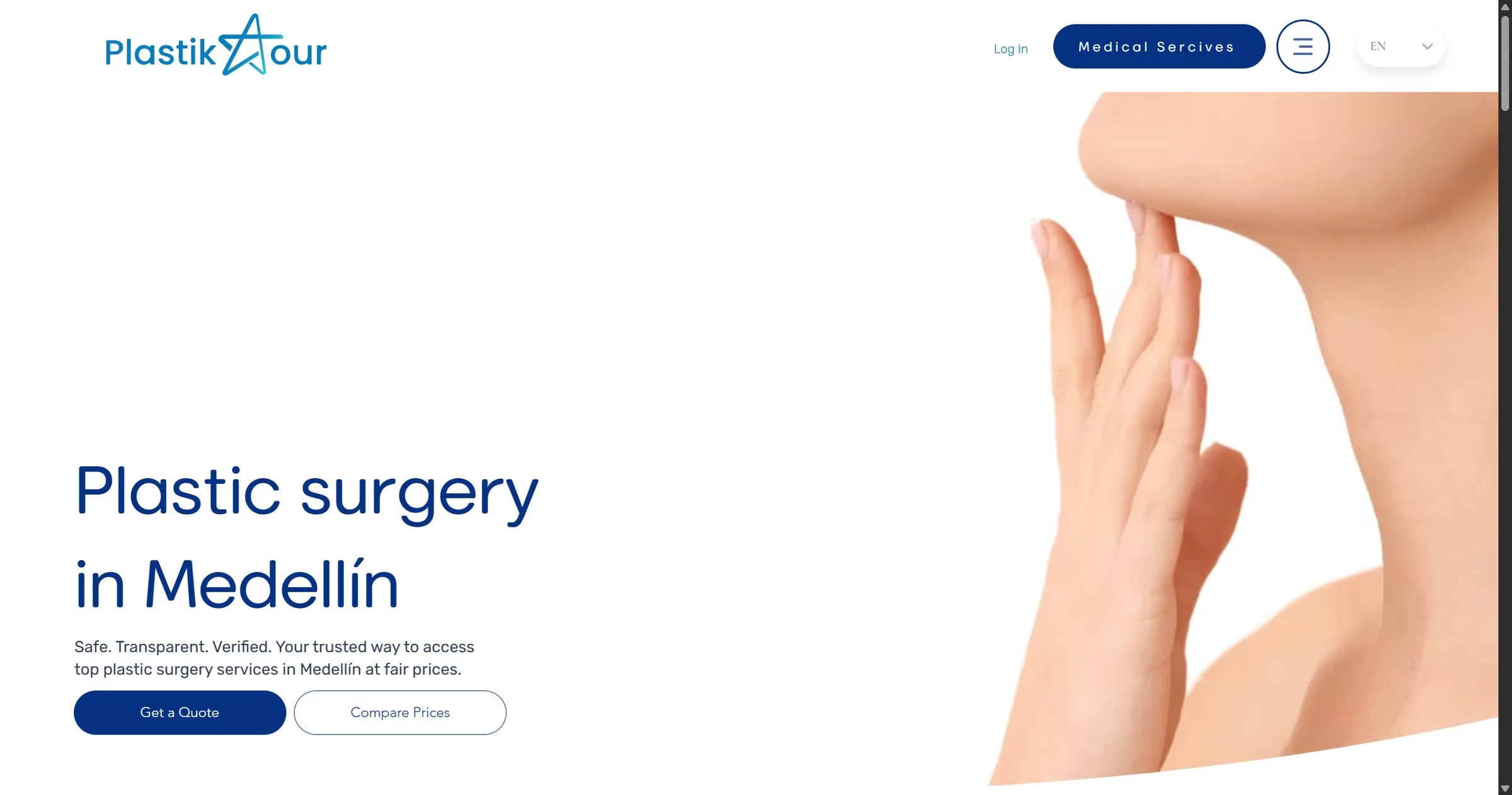 Plastik Tour home page: plastic surgery in Medellín