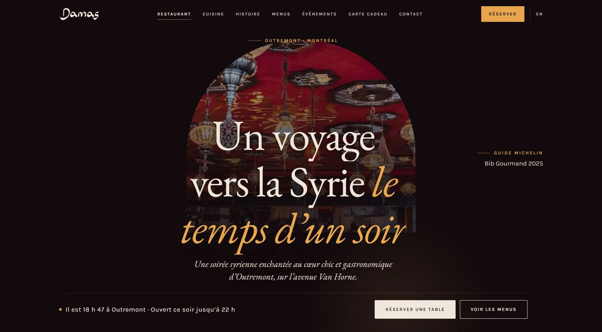 Damas home page: Un voyage vers la Syrie le temps d’un soir